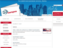Tablet Screenshot of ecampus.absparis.org